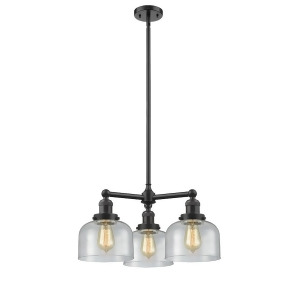 Innovations 3 Light Large Bell Chandelier in Oiled Rubbed Bronze 207-Ob-g74 - All