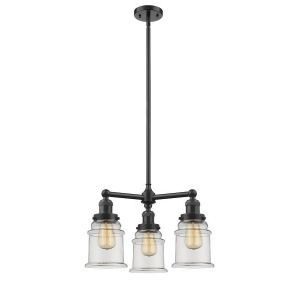 Innovations 3 Light Canton Chandelier in Oiled Rubbed Bronze 207-Ob-g182 - All