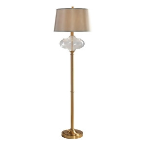Uttermost Jelani Glass Brass Floor Lamp 28161 - All