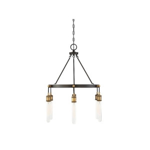 Savoy House Campbell 6 Light Chandelier in Vintage Black Brass 1-2901-6-51 - All