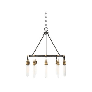 Savoy House Campbell 10 Light Chandelier in Vintage Black Brass 1-2904-10-51 - All
