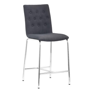 Zuo Modern Uppsala Counter Chairs Set of 2 Graphite 300338 - All