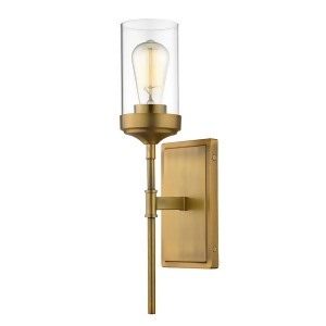 Z-lite Calliope 1 Light Wall Sconce Foundry Brass 617-1S-fb - All