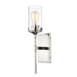 Z-lite Calliope 1 Light Wall Sconce Polished Nickel 617-1S-pn - All