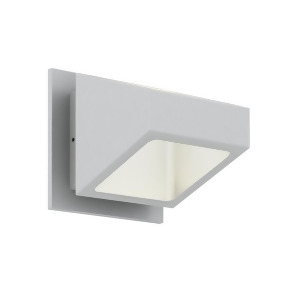Dals Lighting Led Square 4D Wall Sconce Satin Grey Ledwall004d-sg - All