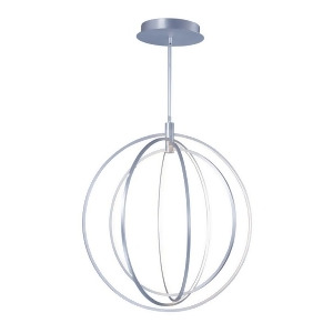 Et2 Lighting Concentric 80W Led Pendant Brushed Pewter E24048-bp - All