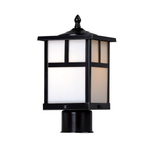 Maxim Lighting Coldwater 1-Light Outdoor Pole/Post Lantern Black 4055Wtbk - All