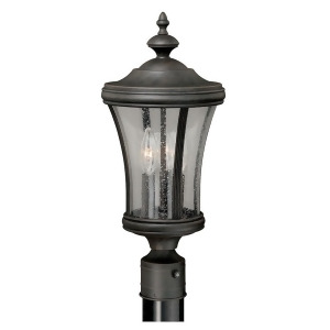 Vaxcel Hanover 9' Post Light Brushed Iron T0149 - All