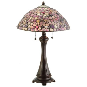 Meyda Lighting 25'H Jasper Purple Table Lamp 138125 - All