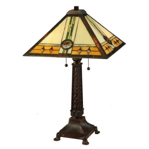 Meyda Lighting 26.5'H Carlsbad Mission Table Lamp 138771 - All