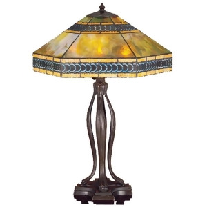 Meyda Lighting 31'H Cambridge Table Lamp Oakaag Orange Purple/Blue 31227 - All