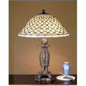 Meyda Lighting 24'H Diamond Jewel Table Lamp Bai Avc Clear 37781 - All