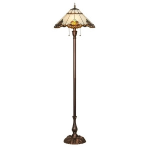 Meyda Lighting 63'H Shell With Jewels Floor Lamp 144409 - All
