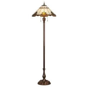 Meyda Lighting 63'H Shell With Jewels Floor Lamp 144409 - All