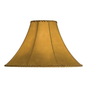 Meyda Lighting 18'W X 12'H Faux Leather Tan Hexagon Replacement Shade 26352 - All
