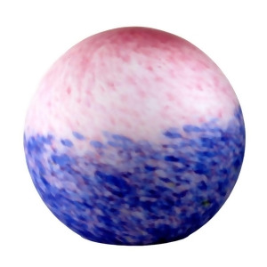 Meyda Lighting 6'W Pink/Blue Pate-De-Verre Orb Shade 16042 - All