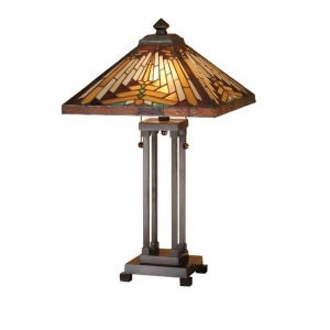 Meyda Lighting 24.5'H Nuevo Mission Table Lamp Baf Hag 59Rf Xag 66230 - All