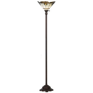 Meyda Lighting 70'H Shell With Jewels Torchiere 144756 - All