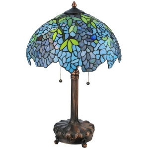 Meyda Lighting 25'H Tiffany Wisteria Table Lamp 139606 - All
