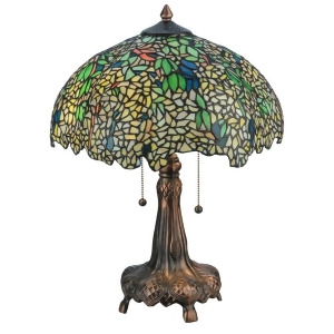 Meyda Lighting 21.5'H Tiffany Laburnum Table Lamp 139607 - All