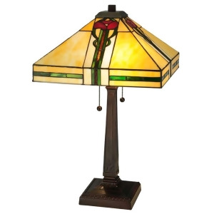 Meyda Lighting 23'H Parker Poppy Table Lamp 138117 - All
