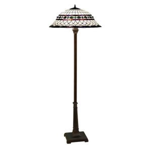 Meyda Lighting 65'H Tiffany Roman Floor Lamp Beige Green Pbagwg Green 30369 - All