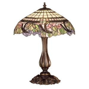 Meyda Lighting 19'H Handel Grapevine Table Lamp Purple Pr Pink Pbnawr 38516 - All
