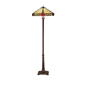 Meyda Lighting 65'H Wilkenson Floor Lamp Beige 59 Red 26555 - All