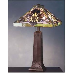 Meyda Lighting 22'H Solstice Table Lamp Pbagwr Beige Purple 59 70969 - All