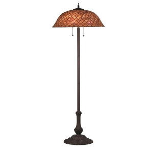 Meyda Lighting 64'H Tiffany Fishscale Floor Lamp Paba 81064 - All