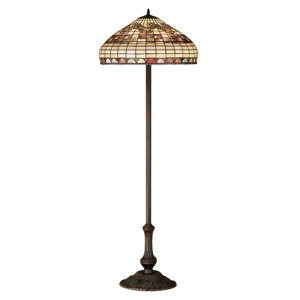 Meyda Lighting 63'H Tiffany Edwardian Floor Lamp Beige Ha Pbnawg 59R 29511 - All