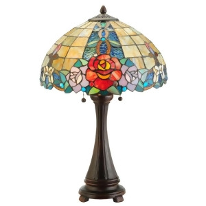 Meyda Lighting 25'H Rose Vine Table Lamp 138121 - All