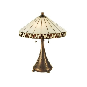 Meyda Lighting 22'H Checkerboard Table Lamp Bag Xag Bag 29137 - All