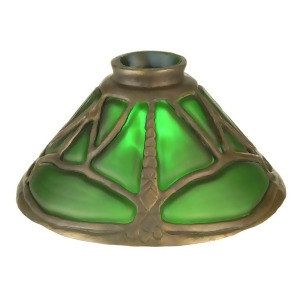 Meyda Lighting 7.5'W Castle Dragonfly Shade Green 22136 - All