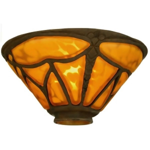 Meyda Lighting 7.5'W Castle Dragonfly Shade Amber 21252 - All