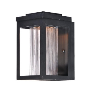 Maxim Lighting 10' x 6' Salon Led 1 Light Outdoor Wall Black Ribbed 55902Crbk - All