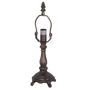 Meyda Lighting 7'H Mahogany Bronze Table Lamp Base 157986 - All