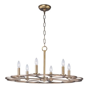 Maxim Lighting 14' x 31.5' Helix 6 Light Chandelier Bronze Fusion 24739Bzf - All