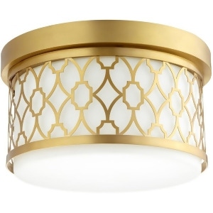 Quorum 2 Light 12' Ceiling Mount Brass 344-12-80 - All