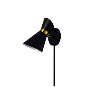 Dainolite Cameron 1 Lt Wall Lamp 8.5x5.75x9.75' Black Bronze 1678W-bk-vb - All