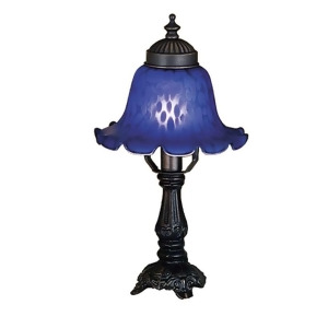 Meyda Lighting 12.5'H Bell Blue Accent Lamp Blue 11959 - All