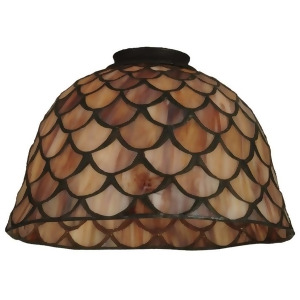 Meyda Lighting 8'W Tiffany Fishscale Replacement Shade Paba 65168 - All