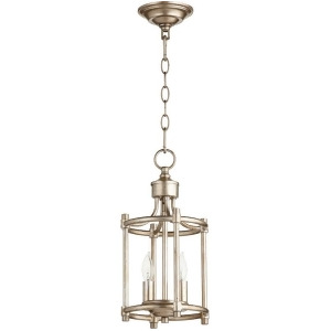 Quorum Rossington 2 Light 8' Entry Aged Silver Leaf 6822-2-60 - All