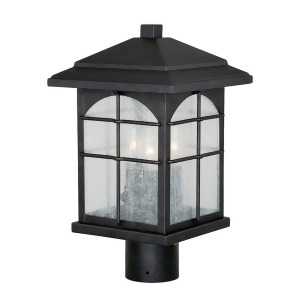 Vaxcel Bembridge 9' Outdoor Post Light Gold Stone T0076 - All