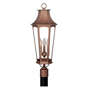 Vaxcel Preston 10' Outdoor Post Light Brushed Copper T0121 - All