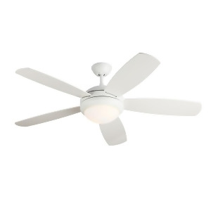 Monte Carlo Fan Company 52' Discus Energy Star Fan Rubberized White 5Di52esrzwd - All