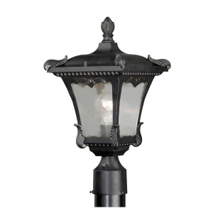 Vaxcel Castile 8-5/8' Outdoor Post Light Weathered Bronze T0158 - All