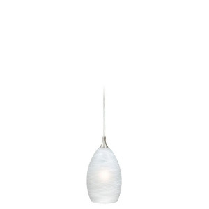 Vaxcel Milano 4-1/2' Mini Pendant Cocoon Glass Pd57111sn - All