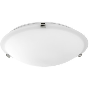Quorum 16' Satin Opal Ceiling Mount in Polished Nickel /Satin Opal 3000-16162 - All