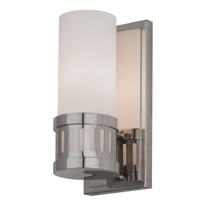 Meyda Lighting 4'W Cilindro Chisolm Passage Wall Sconce Polished Nickle 145702 - All